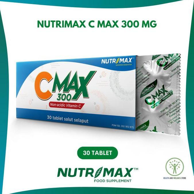 Gasdiet- Nutrimax C Max Cmax 300 30 Tablet Salut Selaput
