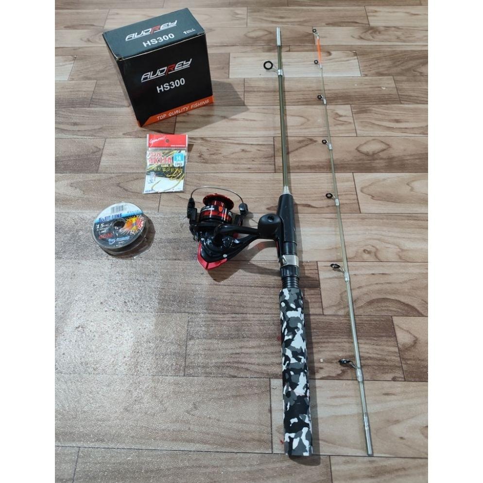 Set Pancing Joran Udang Lentur Oregon Lobster + Reel 200 / 300 (Bonus Kail + Senar)