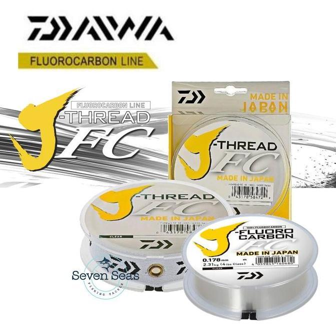 Daiwa J-Thread FC JThread Fluorocarbon Leader Senar Pancing
