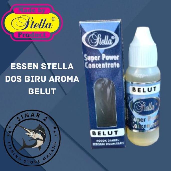 Essen Stella Aroma Belut Kemasan dos biru Premium 30 ml