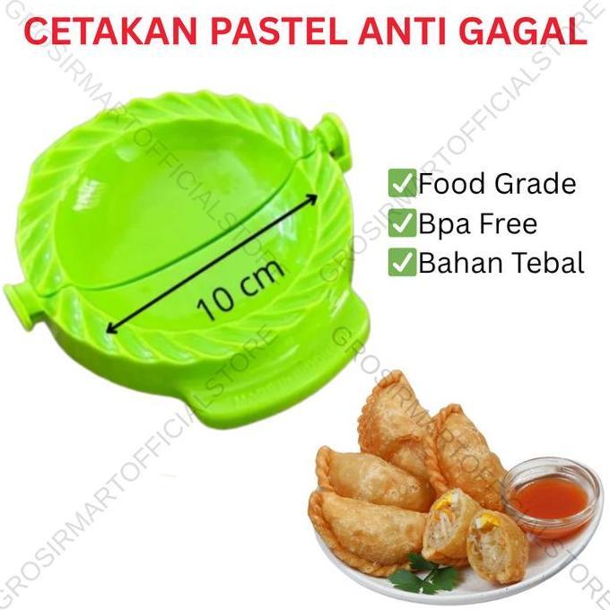 ZEVONOX GM Cetakan Pastel Pangsit Goreng Bahan Plastik Food Grade BPA Free Ukuran 8cm dan 10cm