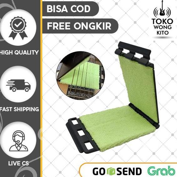 Bebasaja - Pembersih Senar Gitar Elektrik Akustik Bass String Scrubber Guitar Fingerboard Cleaner