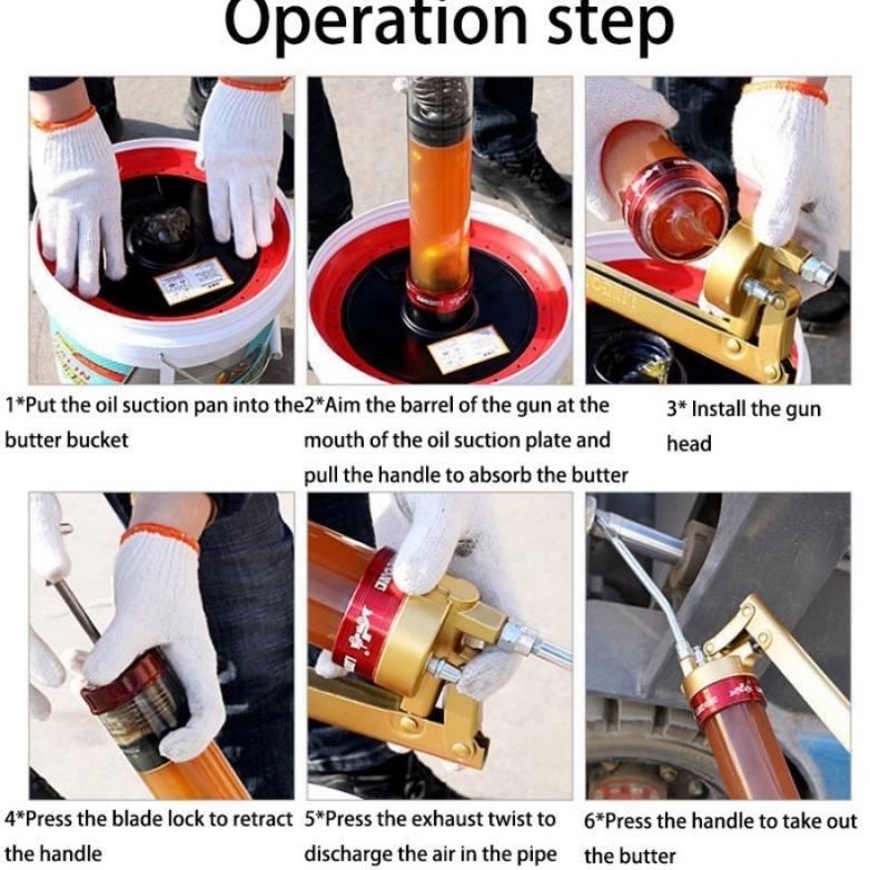 Universal Self-priming Pressure Oil Pan Grease Gun Oil Suction Pan 400/600/800/900CC Ready