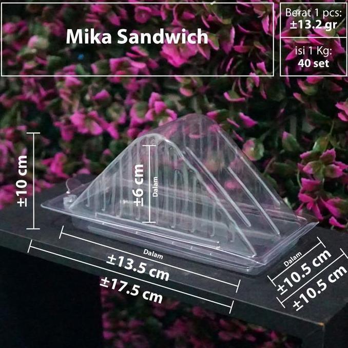 Mika Sandwich / Mika Roti Tawar / Mika Burger isi (50pcs)
