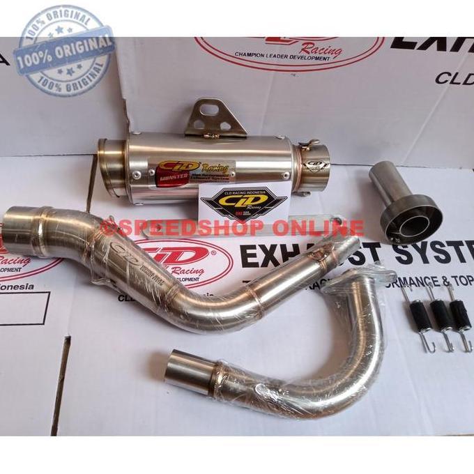 Promo Terbaru, Knalpot Cld Honda Beat Karbu Beat Fi Original Type Monster Race