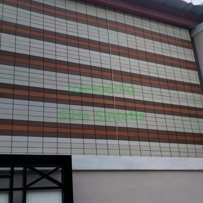 Myroom- Krey Tirai Gulung Outdoor Penahan Panas & Hujan Pvc,Fiber 22M