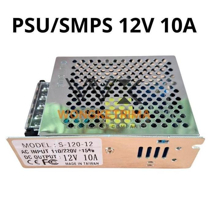 Psu Smps 12V 10A Power Supply Ac 110220V