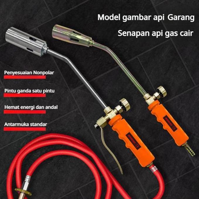 DAX Obor Api Semprotan Gas Cair 35mm Pengapian Piezo, Cocok sebagai Aksesoris Las