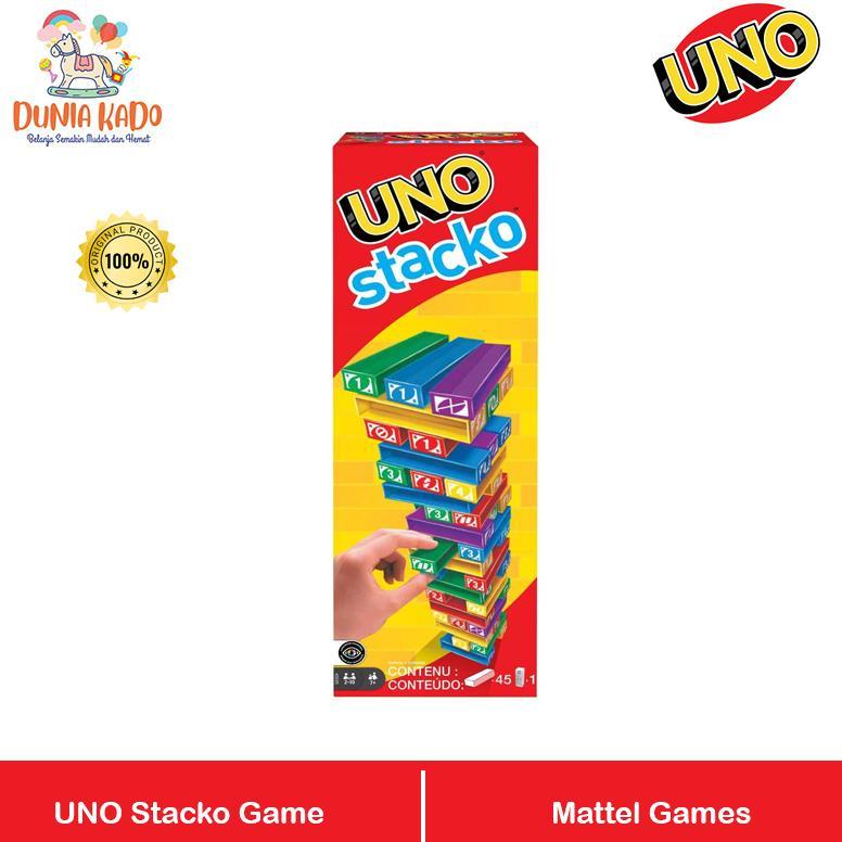 UNO Stacko Game Mattel Games Original