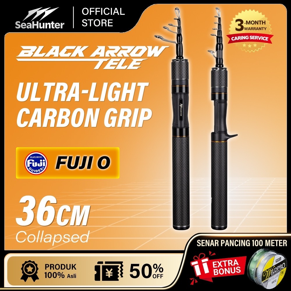 [OFFICIAL] SeaHunter Black Arrow Tele Joran Pancing, FUJI O Joran BC Casting/Spinning 1.5M/1.68/1.8 