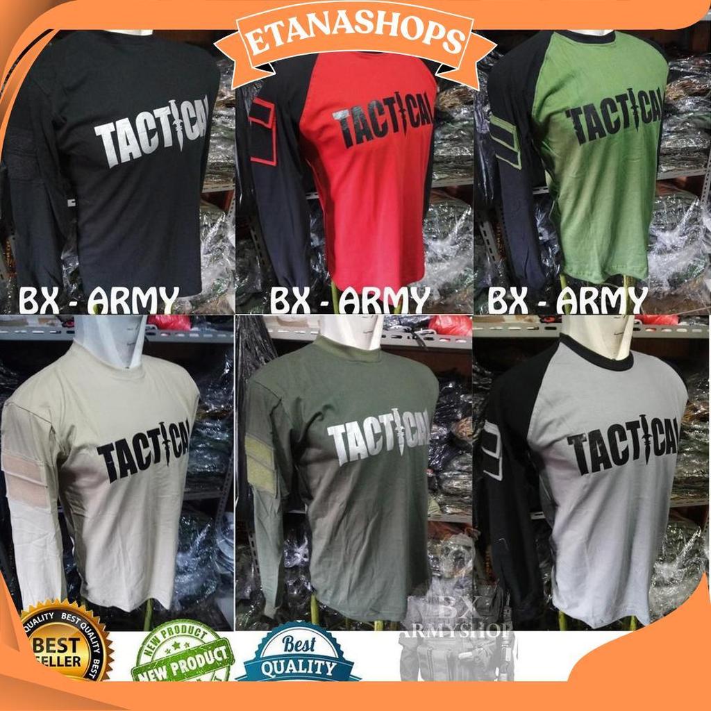 Kaos/baju Tactical Lengan Panjang KAOS ARMY SERIES BX Ori