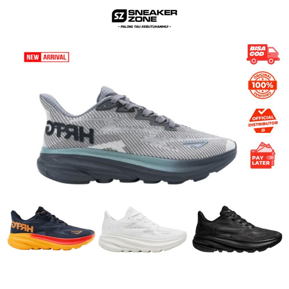 Terlaris Sepatu Lari Heiden Heritage Stryde 1 - Full Black - Stryde Glide Ux - Sepatu Sport  Running
