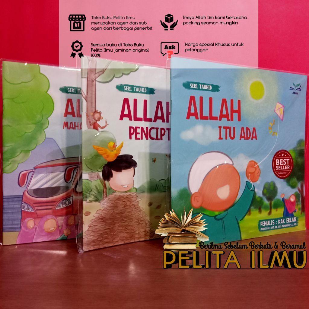 Paket Buku Anak Seri Tauhid Karya Kak Erlan