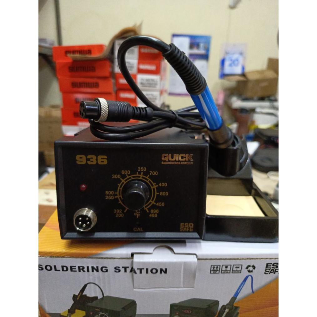 Solder Station Quick 936A/Solder Listrik 60W/Soldering Kit Quick 936