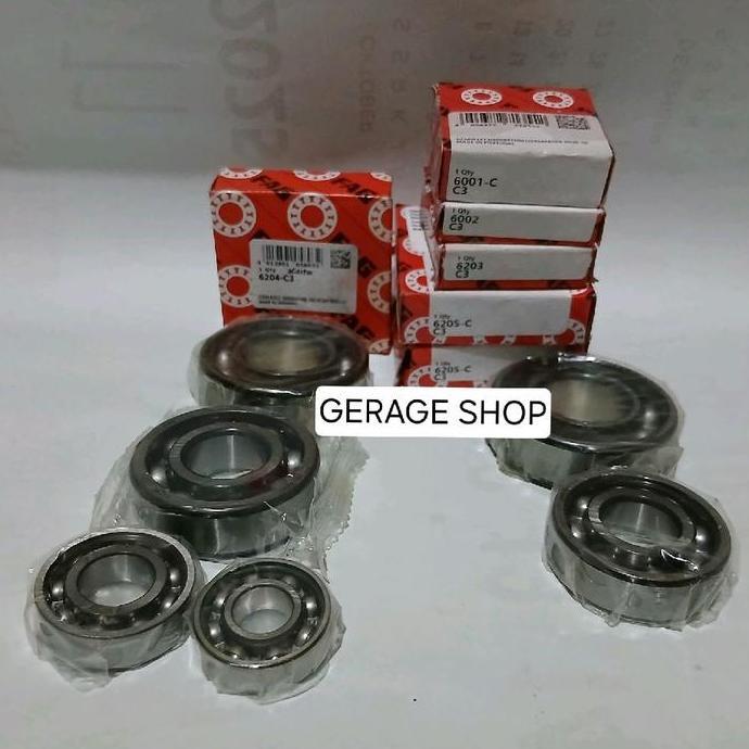 Bearing 6205 C3 Set Mesin Rasio Krus As Fizr Force Hi Speed C3