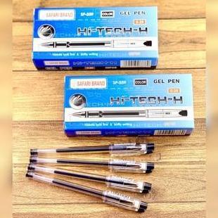 (1pack) Pulpen/Gel Pen Hi-Tech-H Hi-Tech Hitech Hi-Tec Hitec Murah Safari eds-on 0.28 mm