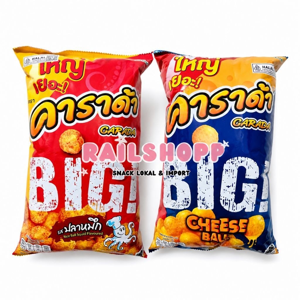 CARADA SNACK THAILAND RICE BALL CARADA CHEESE BALL 90GR