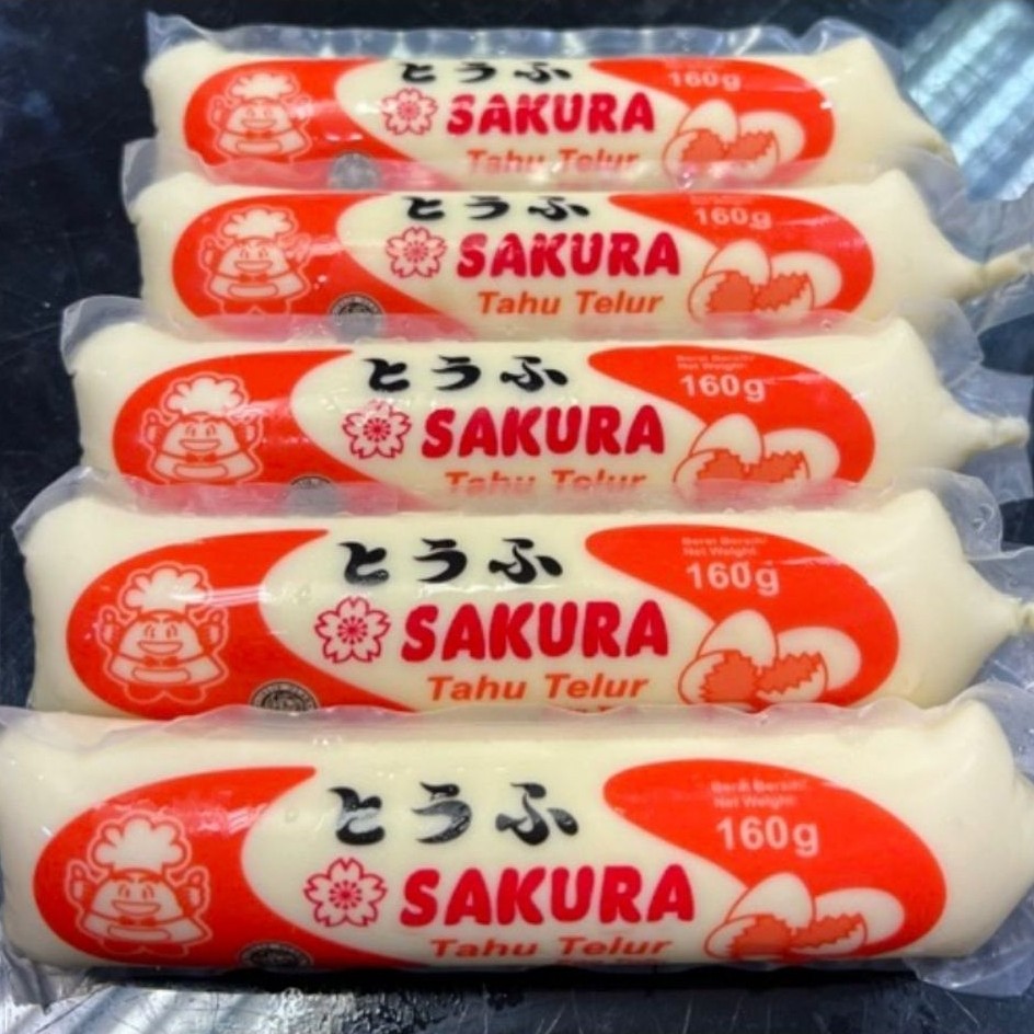 Sakura 180gr Tahu Jepang/ Tofu telur sakura /Tahu Sutra