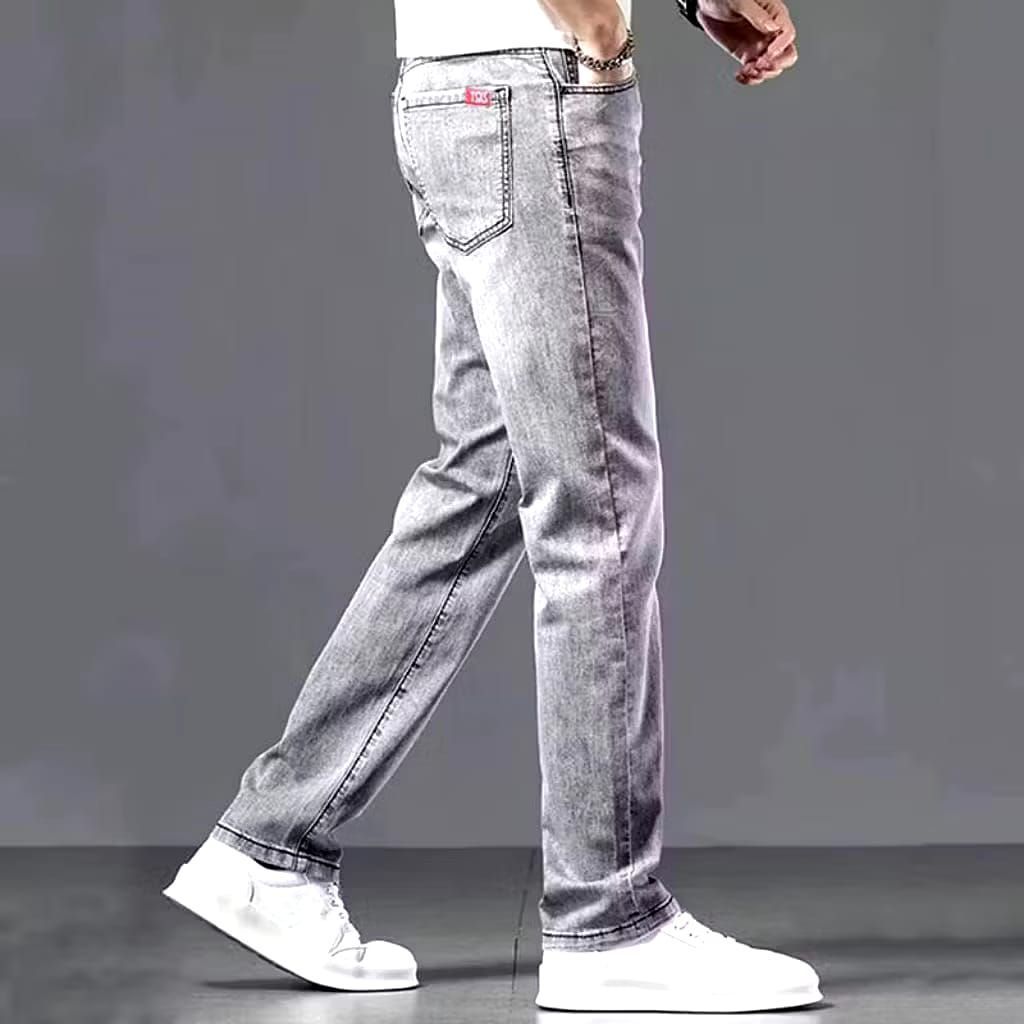 One1.AKDenim™ Celana Jeans Pria Abu Scrub Wolf Claws AKDenim Original Premium Jeans High Quality Gra