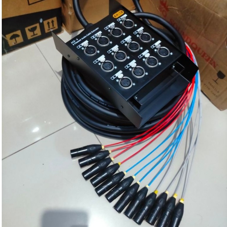 Kabel snake soundqueen 12 Chanel custom 30meter