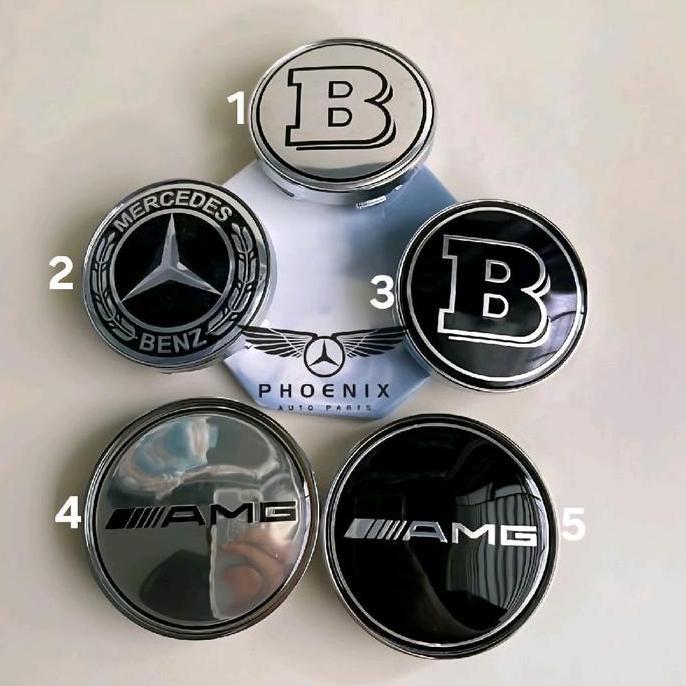 DOP VELG RODA EMBLEM MERCEDES BENZ HUBCAPS MERCY 6CM BARU