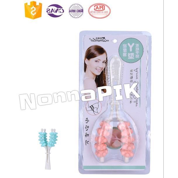 plastic massager rolling face muscle acupressure device
