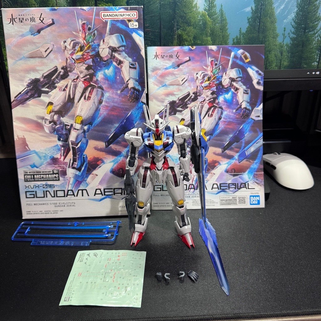 Bandai FM 1/100 - Gundam Aerial TWFM sudah rakit