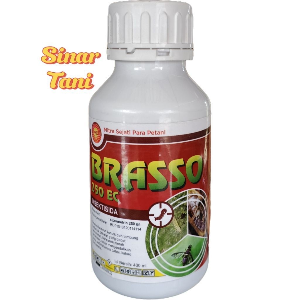 insektisida BRASSO 250EC 400ML Sipermetrin