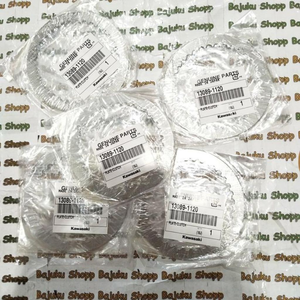 plate kopling plat besi plat kampas kopling kx85 KX 85 kx100 KX 100 original kawasaki