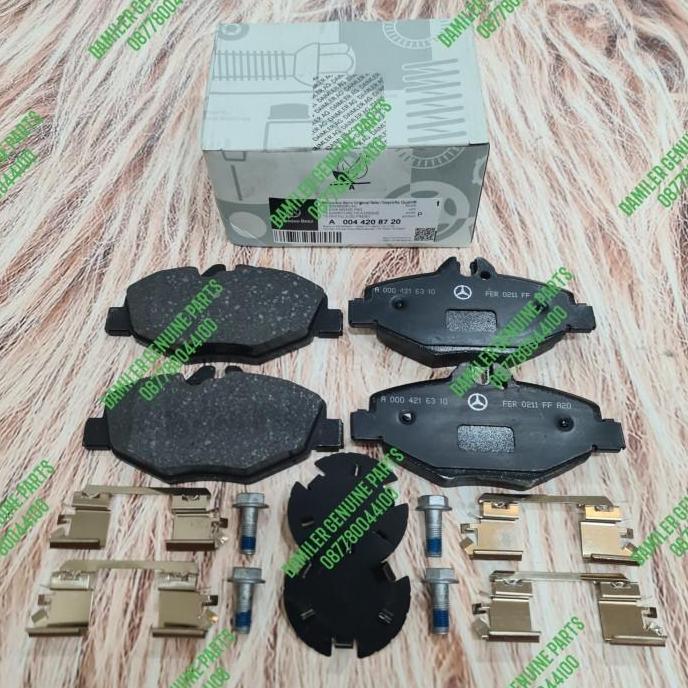 KAMPAS REM DEPAN W211 E200 E240 E280 A0044208720 BRAKE PADS W211 ORI TERBARU