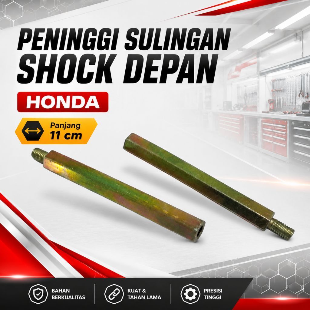 Peninggi Shock Depan Sulingan 11CM Pnp Honda CB150R Tiger Megapro Verza CS1 dll