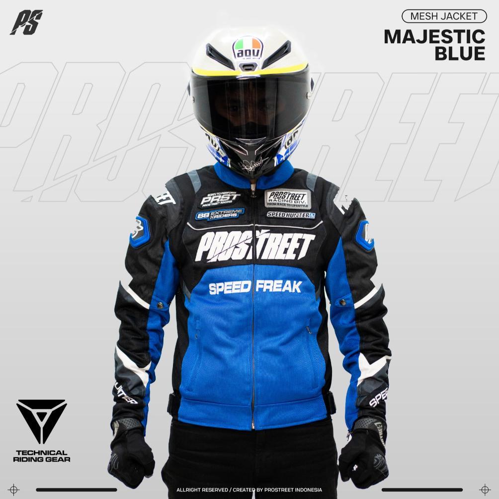 Diskon Jaket Mesh Prostreet Majestic Blue
