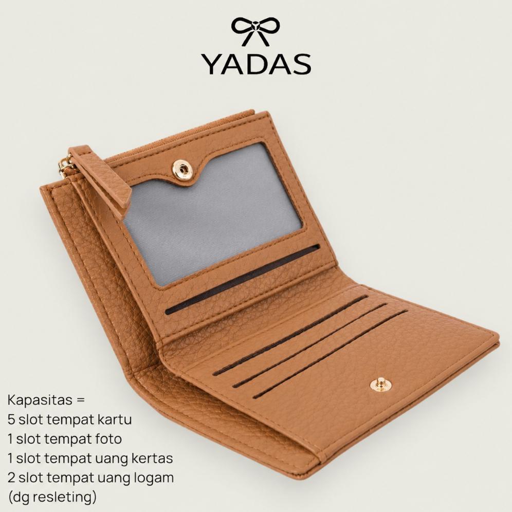Sale Dompet Wanita Kecil Aesthetic Lipat 2 Multislot Luxury Design Terbaru - Yadas Yuna Korean Style