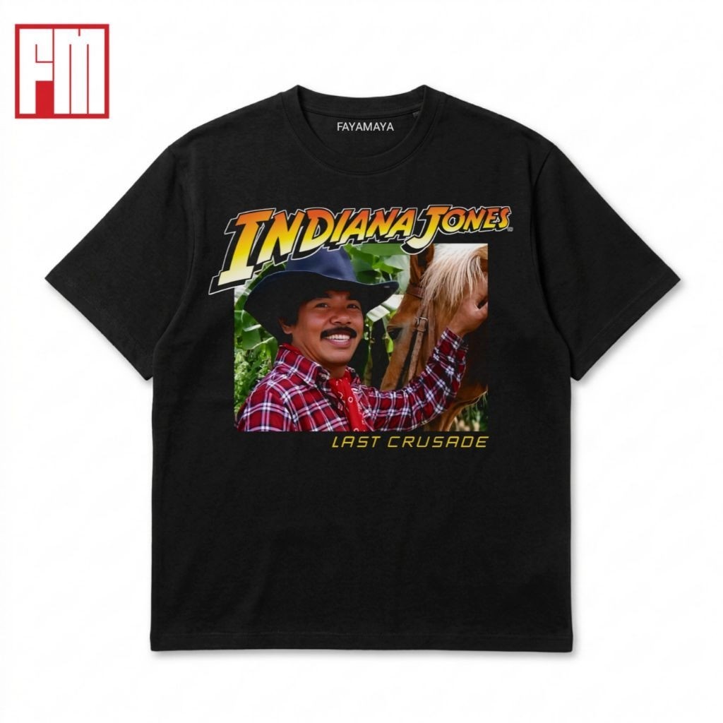 FAYAMAYA | TSHIRT KAOS INDIANA JONES PARODI  EXCLUSIVE