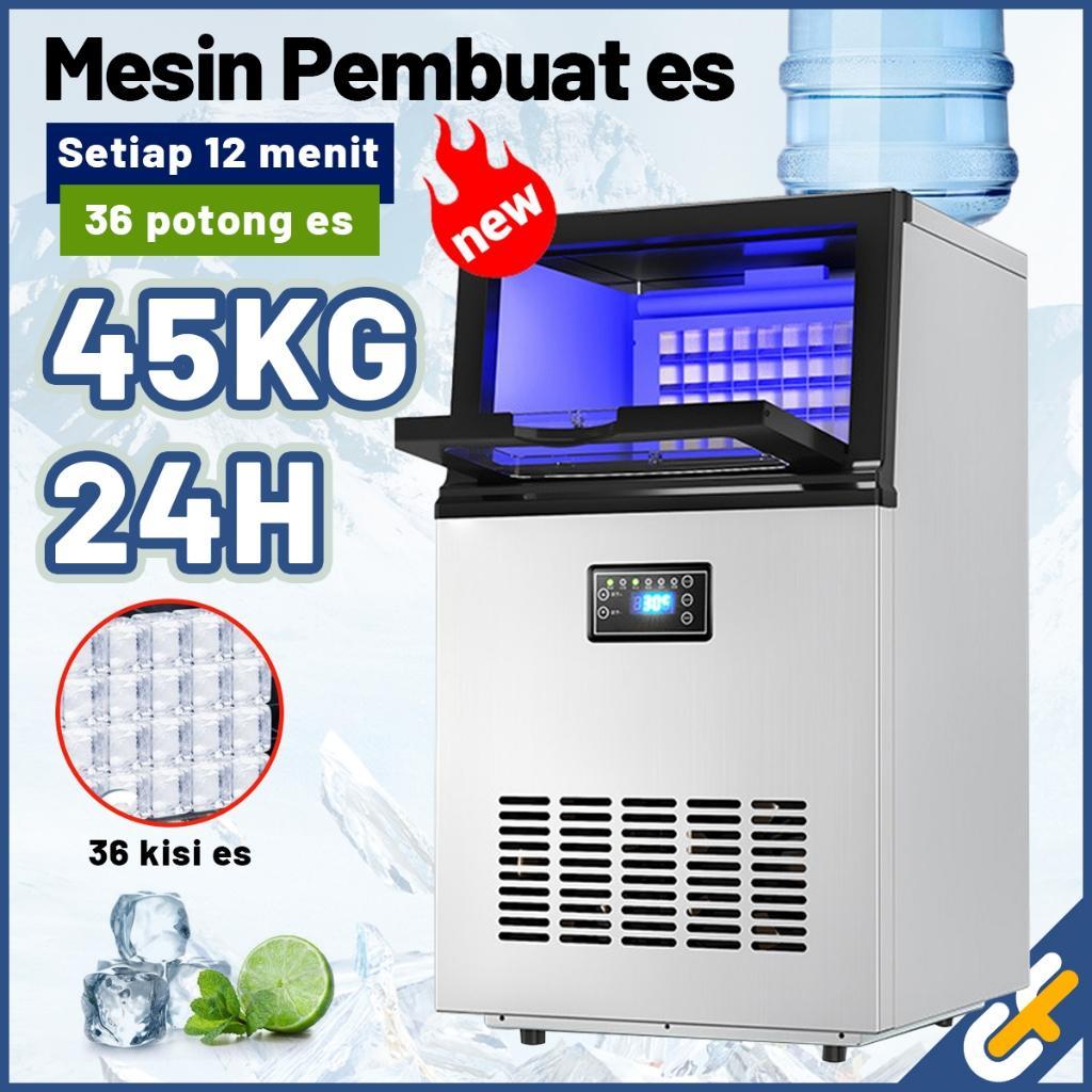 Mesin Es Pembuat Es Batu Kristal 45Kg Sehari Kapasitas Besar