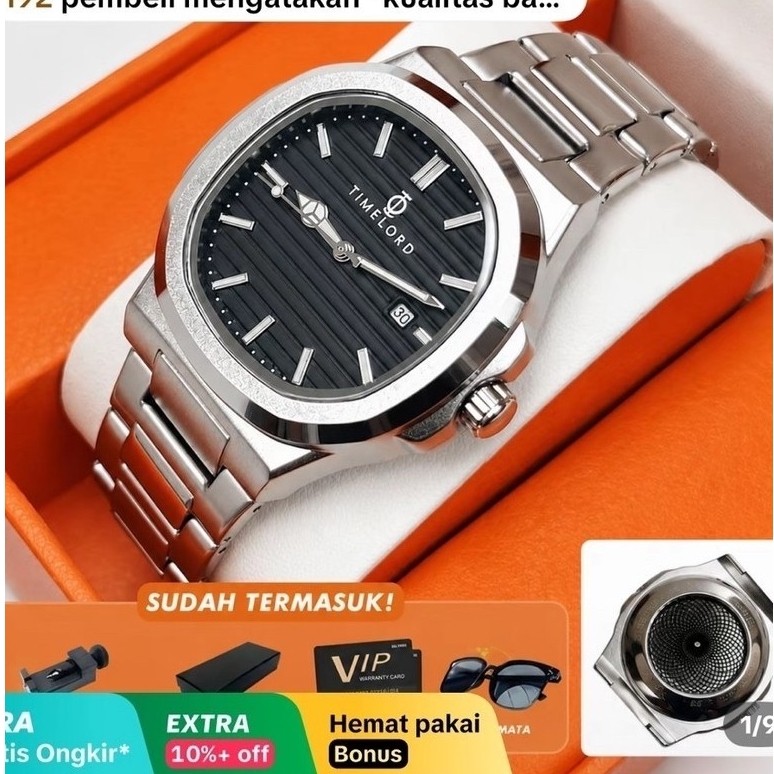 JAM TANGAN PRIA TIMELORD BARU BEKAS ENDORSE 10