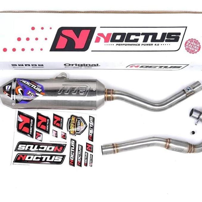 Knalpot Noctus T5 Bore Up CRF KLX WR New Stainless ORINAL
