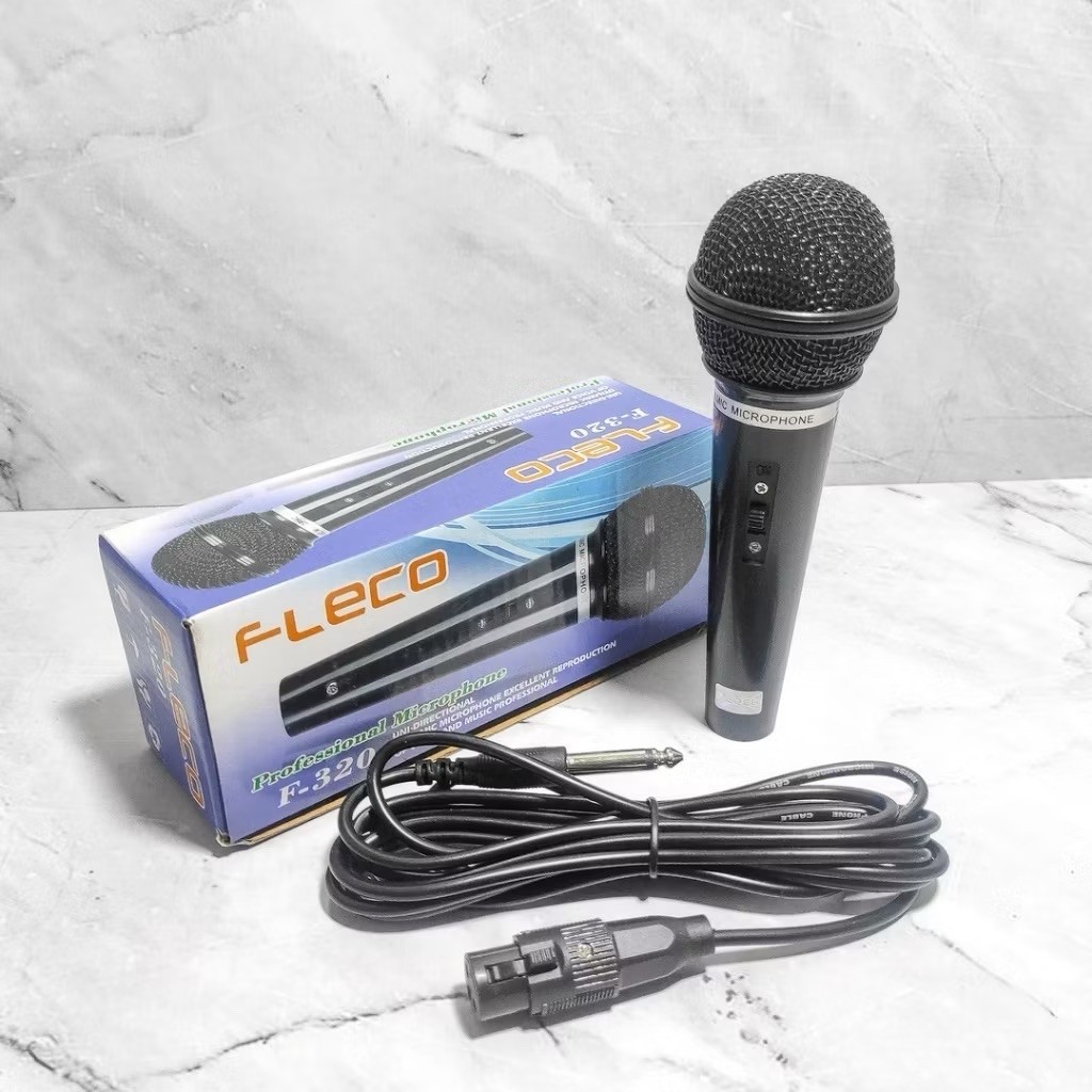 MICROPHONE FLECO FLECO F-320 VOKAL MIKROPON / MICROPHONE WIRELESS / MICROPHONE VOCAL