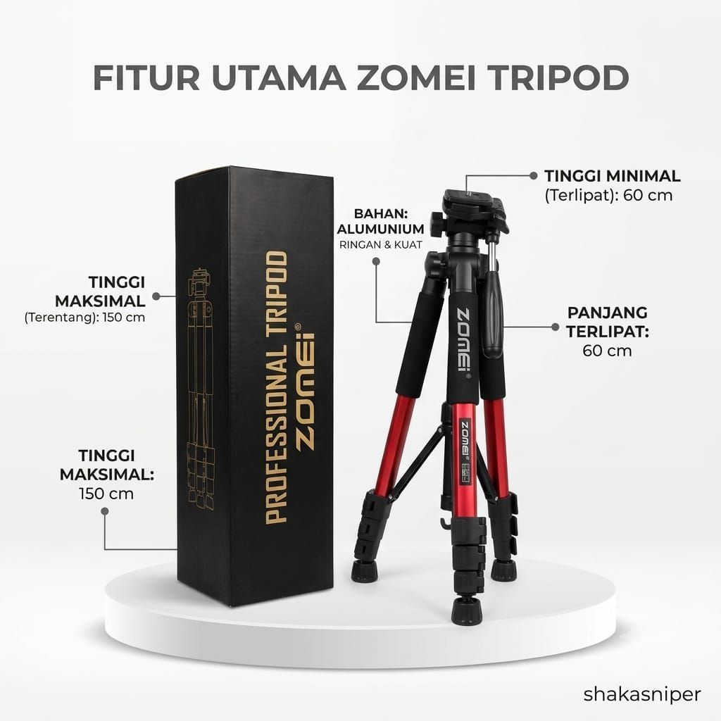 Dudukan PCP, Tripod Outdoor, Tripod Untuk PCP, Tripod Hunting