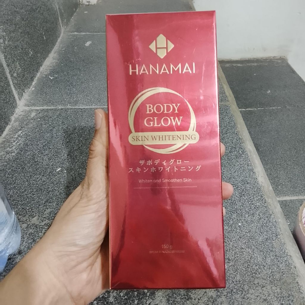 Hanamai Body Glow whitening made in korea 100% original