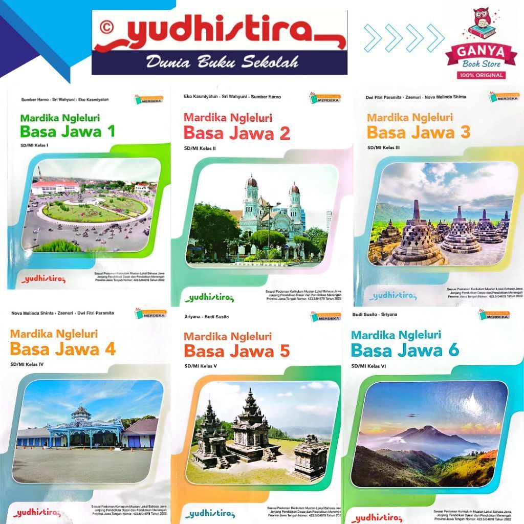 BUKU Pembelajaran Mardika Ngleluri Basa Jawa Untuk Kelas 1 2 3 4 5 6 SD/Mi Kurikulum Merdeka Edisi R