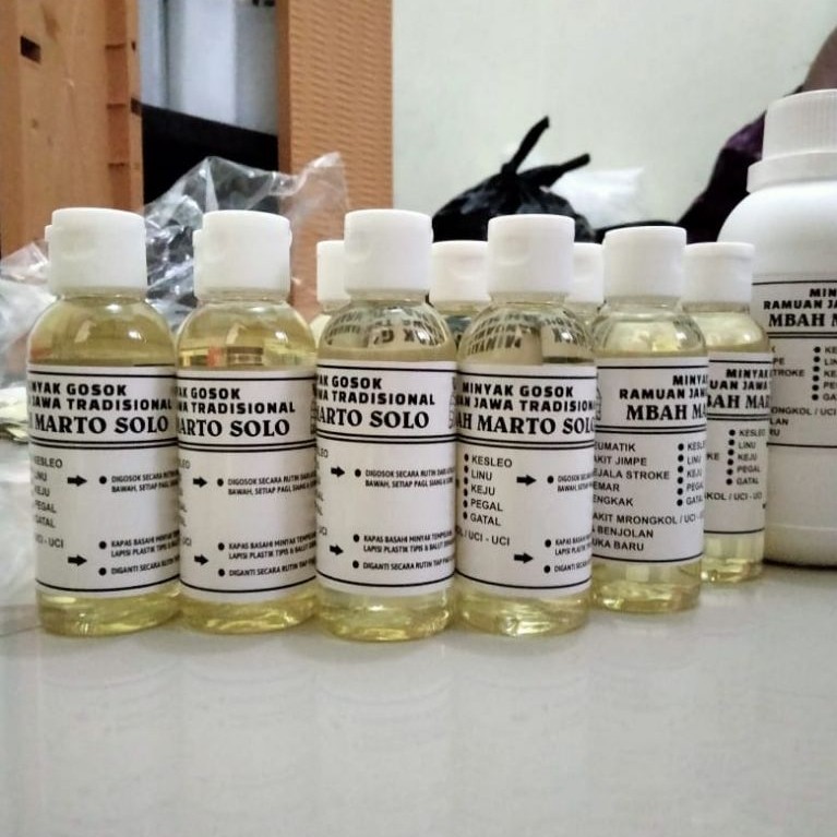 Minyak Gosok Mbah Marto Asli Solo / Minyak Gosok Mbah Marto Solo Asli 60ml