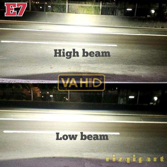 Vahid Biled E7 paket komplit | led projector 3 inch pule HD lens satuan