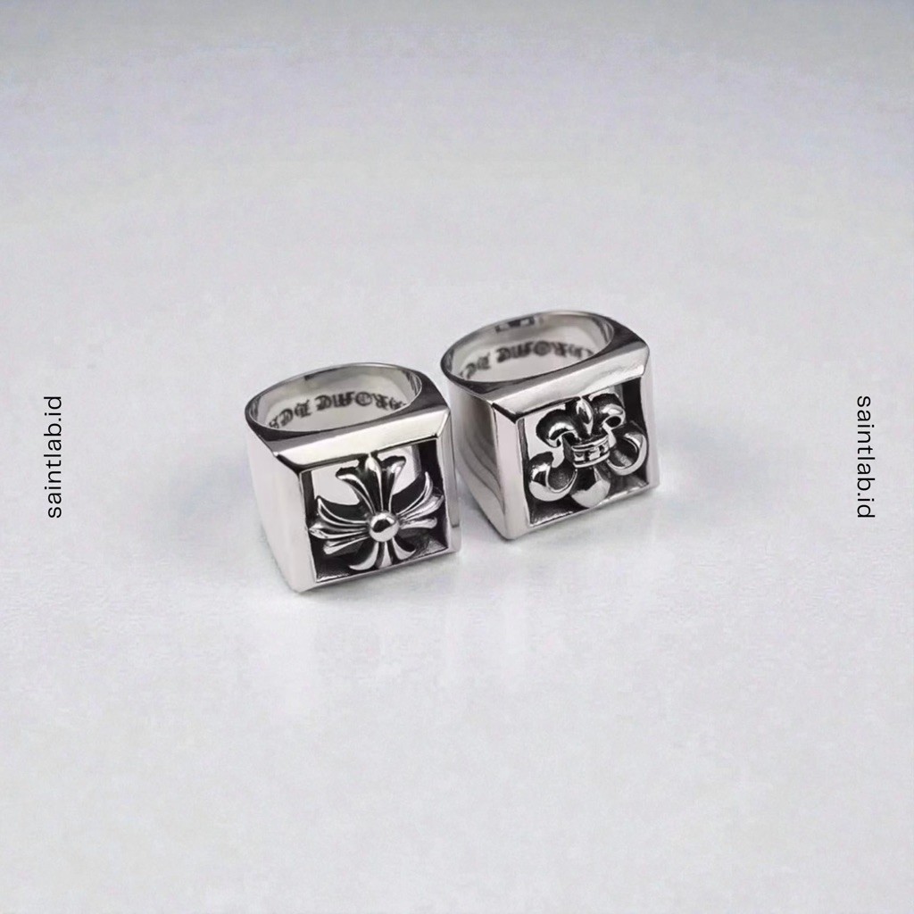 Chrome Hearts Akira Ring - Cincin Chrome Hearts Pria Anti Karat Grade 1/1 Original Premium