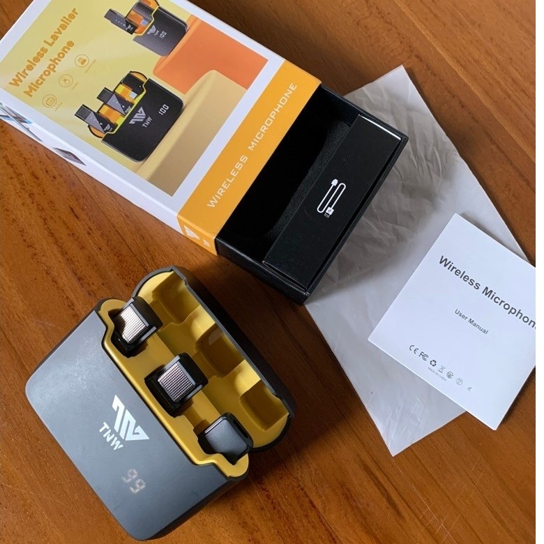 TNW A9 Pro Wireless Clip-on Microphone iOS Lightning Clear Sound