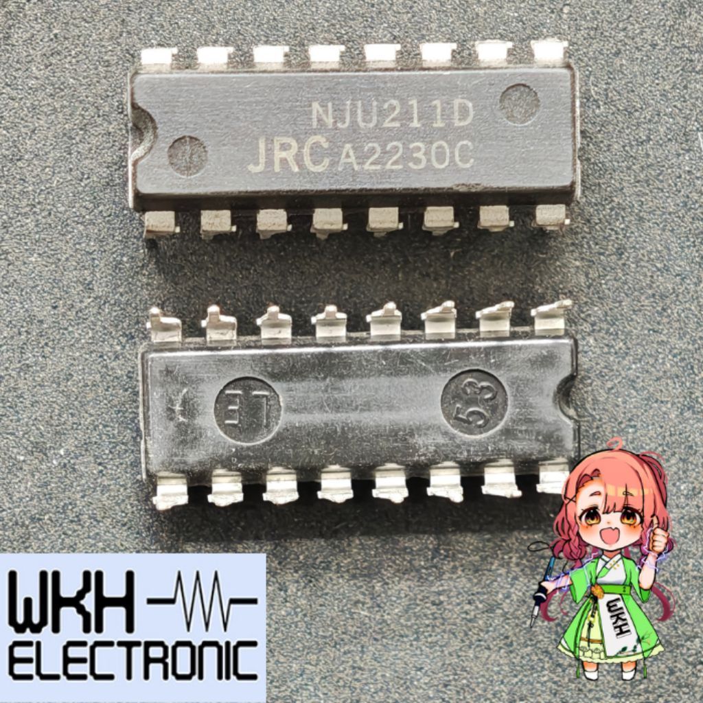 JRC NJU211D Analog Switch ICs CMOS Quad SPST NJU 211D
