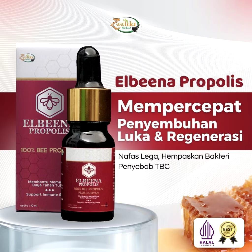 Elbeena Propolis Zeeida 10ml | PROPOLIS 100% murni alami