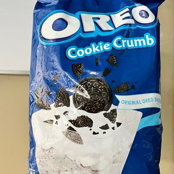 Oreo Crumb Cookie 1 KG - Bubuk Kasar Biskuit Asli, Tanpa Krim, Cocok untuk Toping