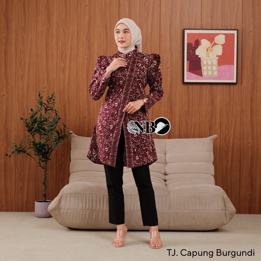 Best Deals Tunik Batik Wanita Modern Atasan Baju Batik Wanita Drees Batik Wanita Premium