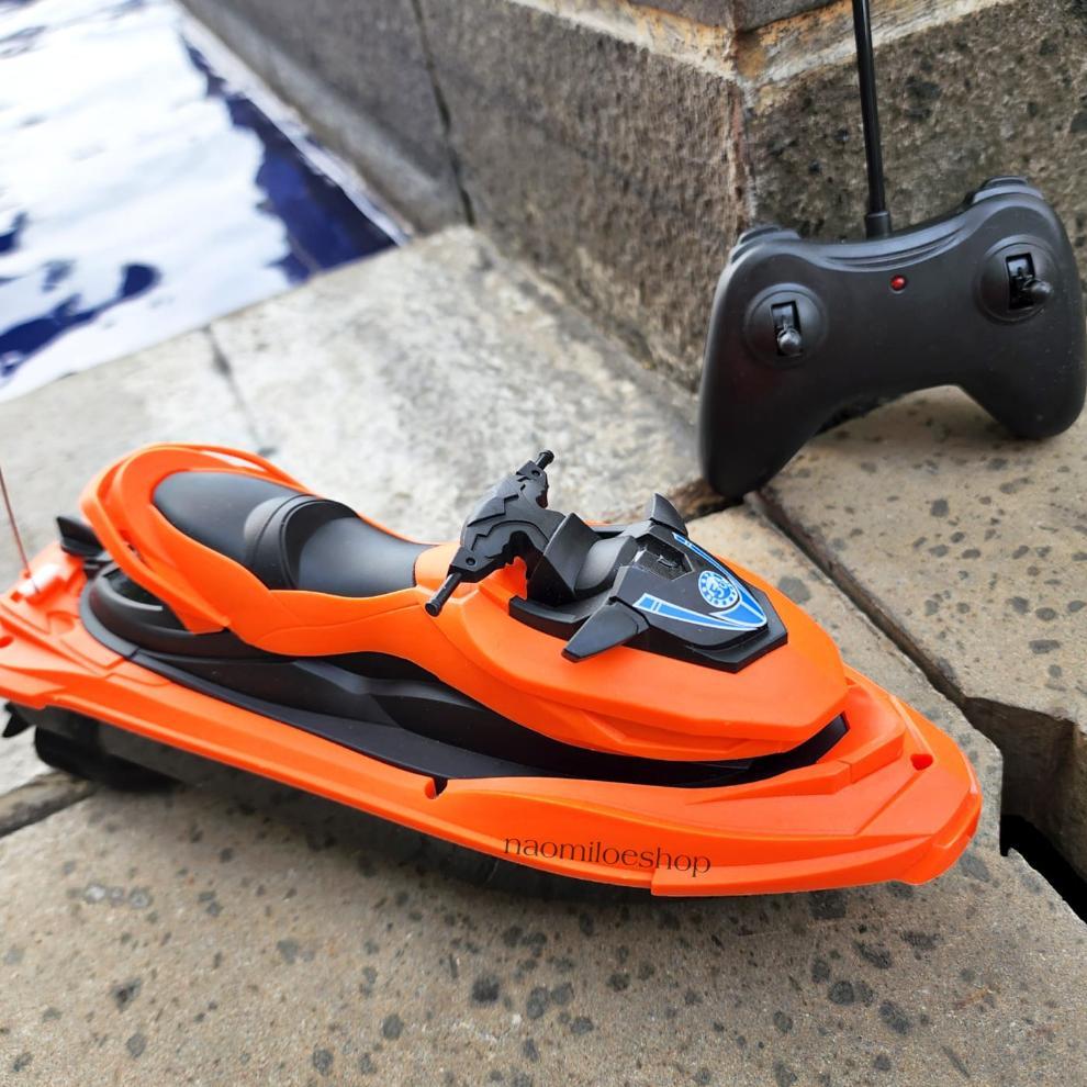 Rc JET SKI mainan remote Control kapal motor Boat Kapal Robot speed boat Jetski Termurah
